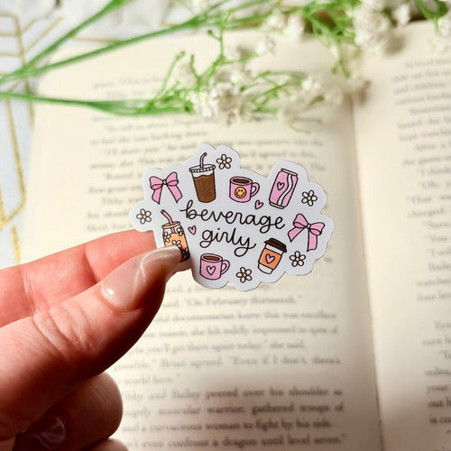 Beverage Girly 2-inch Matte Sticker